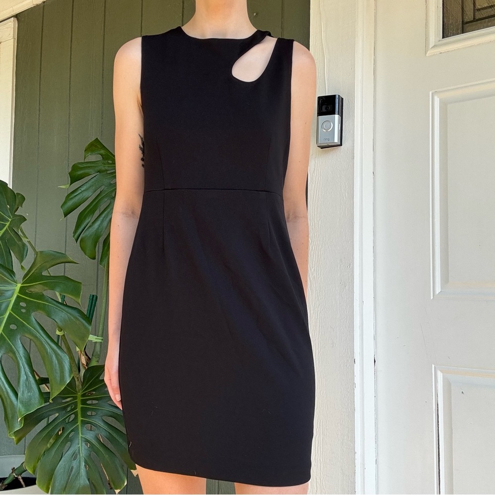 Brand New Cache Black Cutout Mini Dress Size 4